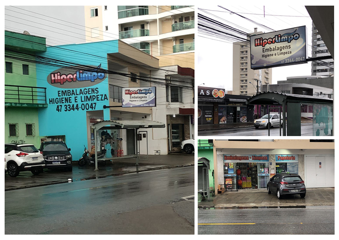 fachada loja hiperlimpo em itajaí - sc